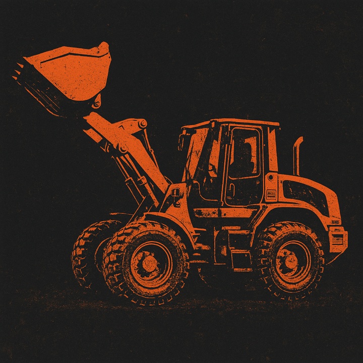 Illustration av Bobcat kompaktlastare